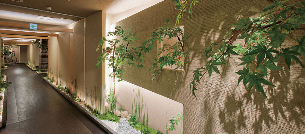 Japanese Plaster Hallway